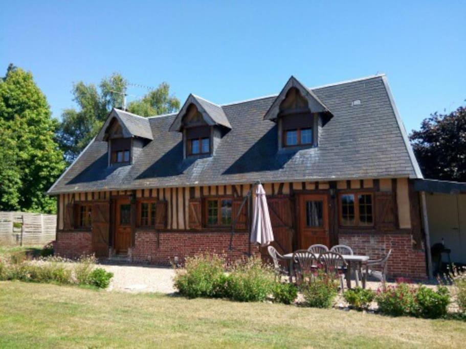 La Bergerie, Cottage Normand 5 Pers. Avec Piano Épreville-en-Lieuvin Dış mekan fotoğraf